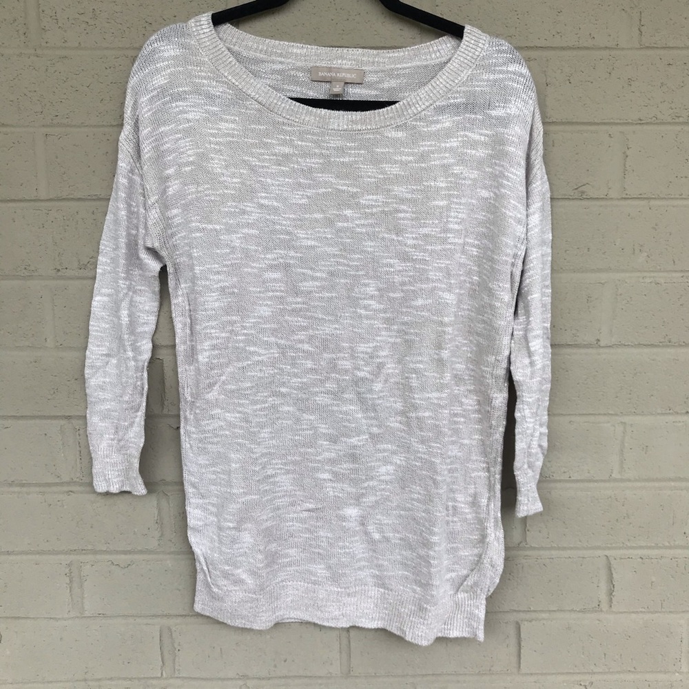 Banana Republic Oatmeal Knit Sweater
